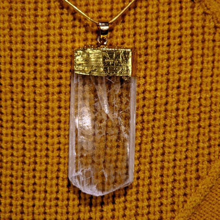 Moon Rituals - Wholesale Pendant/Charm Necklace - Selenite Necklace - Purity, Peace & Angelic Connection, Christmas Crystal Gift8