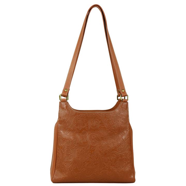 Heritage Leder Dreifachfach Satchel - 7001 für den Großhandel von Anuschka | Vanya Lara (USA)