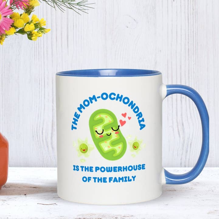 Funny Mother's Day Gift—The Mom-Ochondria Is The Powerhouse for wholesale by Science & Snark