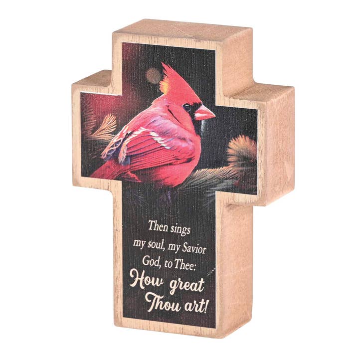 Placa de sobremesa Cross My Soul Sings 3x4 para venta al por mayor de Cottage Garden