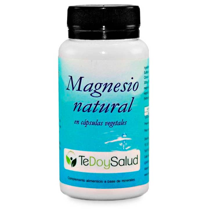 Te Doy Salud - Venta al por mayor Suplementos/vitaminas para beber - Magnesio natural - 60 cápsulas TeDoySalud