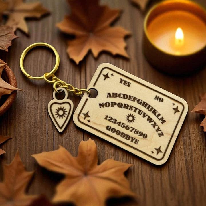Ouija Board Keychain for wholesale by Lizabell Studio
