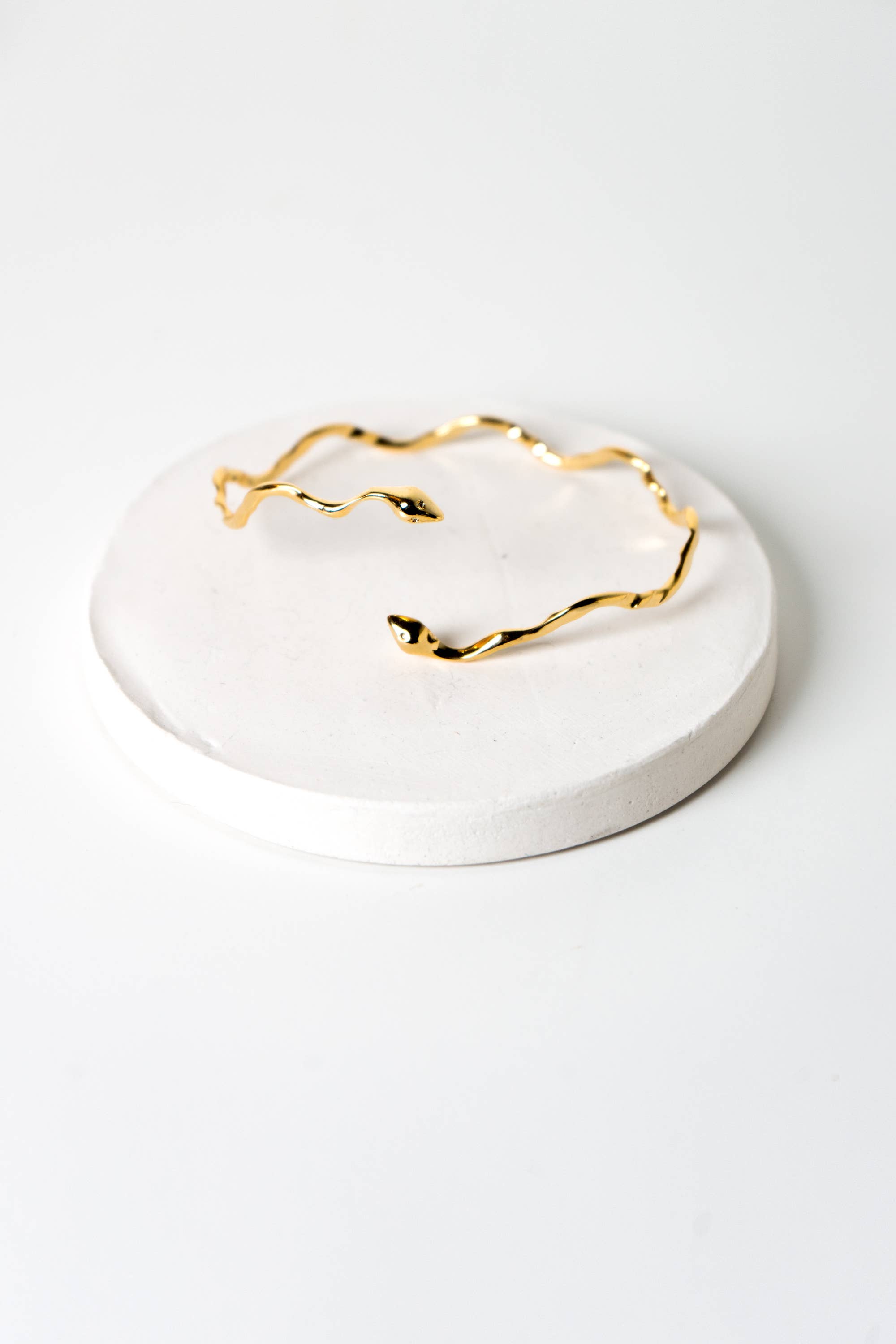 Peter and June - Wholesale Cuff Bracelet - On a Plane 18K Gold Plated Snake Cuff1