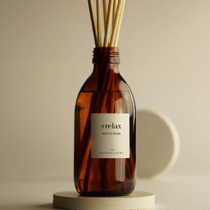 SEVENREEDS – Engroshandel Duftolie med pinde – GENOPFYLDE OLPHACTORY HVIDE MOSKUS