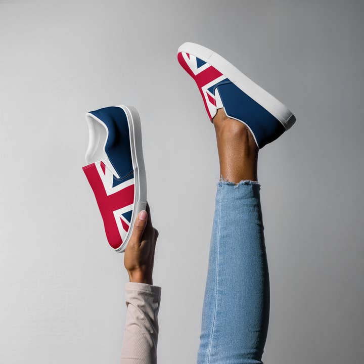 Jolly & Goode - Wholesale Slip On Sneakers - Women's - Women’s Union Jack Slip-On Shoes2