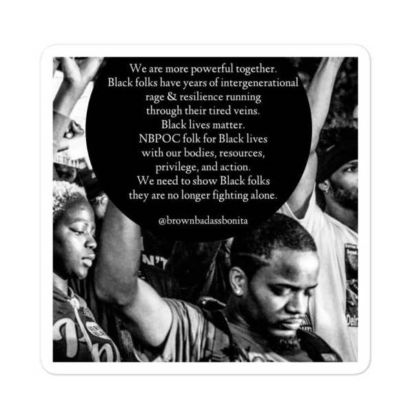 We Are More Powerful Together, Stickers for wholesale by Badass x Bonita