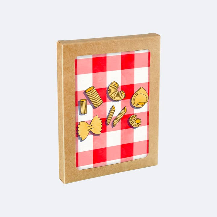 Pasta Greeting Card Set for wholesale by Brooke Finally