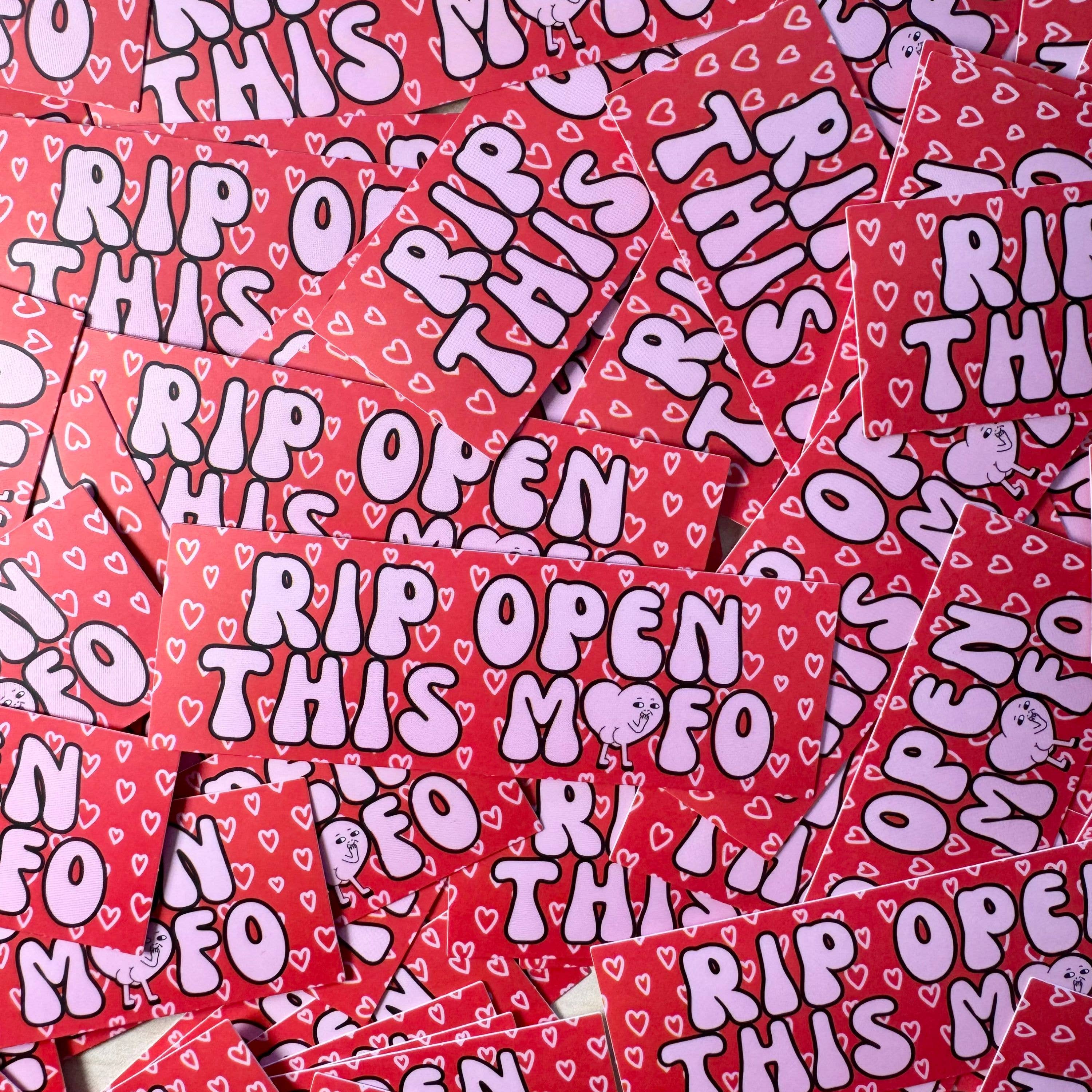 As Told By Ellie – Adesivo por atacado – Autocolante de Selo de Envelope Engraçado, Rasga Este Mofo Vinil Adesivo6