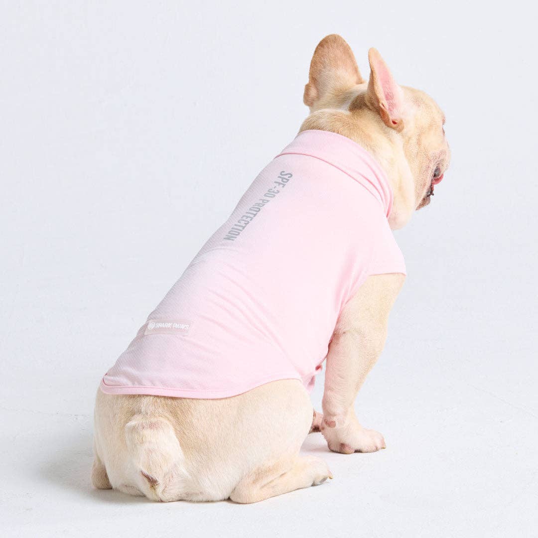 Spark Paws – wholesale Pet shirt – Dog – Sunblock Dog T-Shirt - Light Pink3