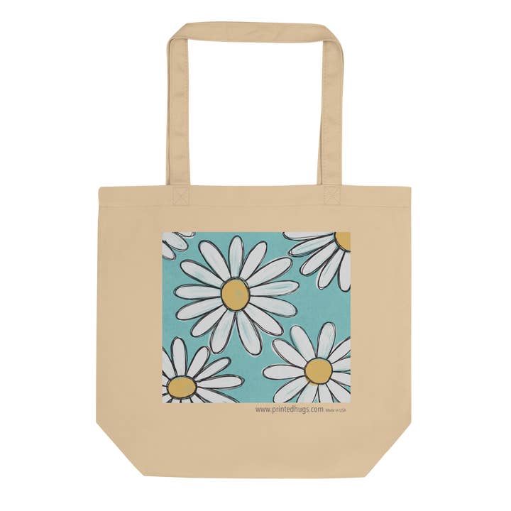 Daisy Delight Eco Tote Bag for wholesale by Printed Hugs