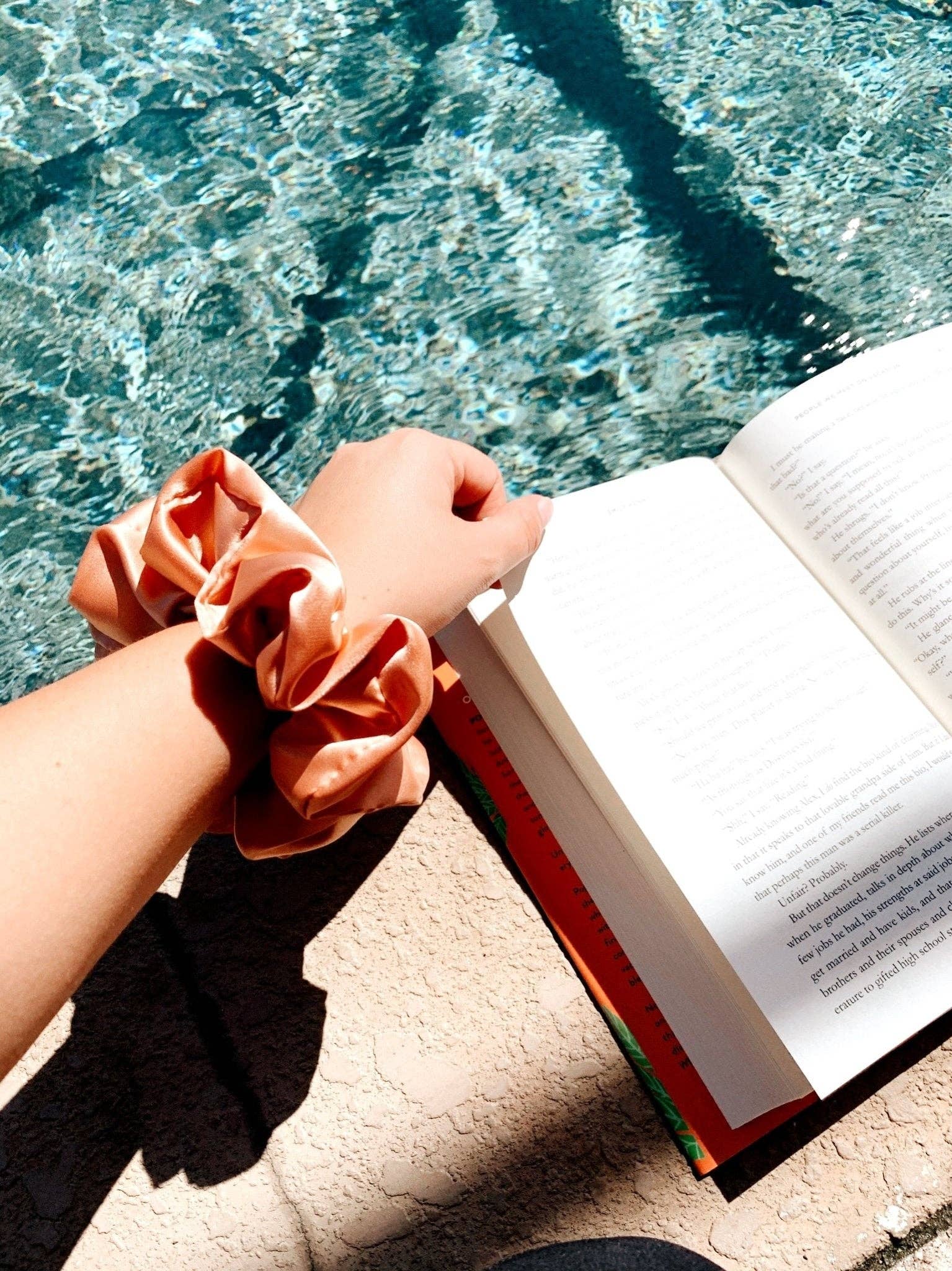 Beyond Scrunchies - Wholesale Scrunchie - Women's - PEACH - Mulberry Silk Scrunchie4