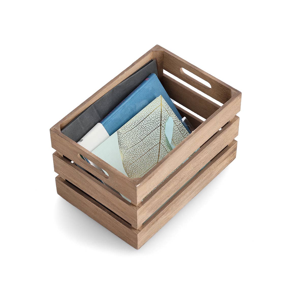 nature "Vintage" storage box, wood, brown for wholesale on Faire2