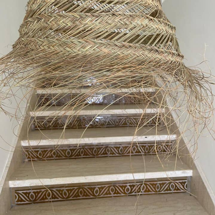 Berberparadise – Engroshandel Lampeskærm – Halm lampeskærme, rattan flettet vedhæng lys6