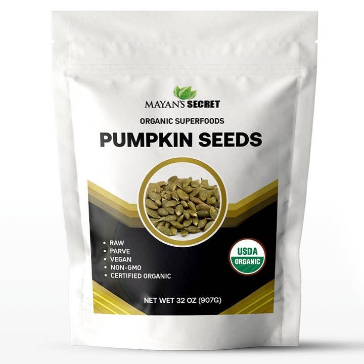 Organic Pumpkin Seeds (Superfood) for wholesale by Mayans Secret