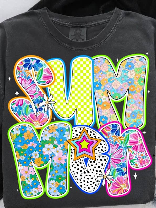 Zomer T-shirt met Korte Mouwen voor wholesale door Front Porch Boutique