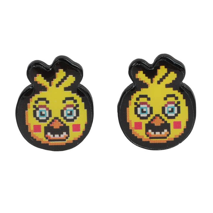 Bioworld Merchandising - Wholesale Stud/Post Earrings - Five Nights at Freddy's Pixelated 6 Pack Earring Set5