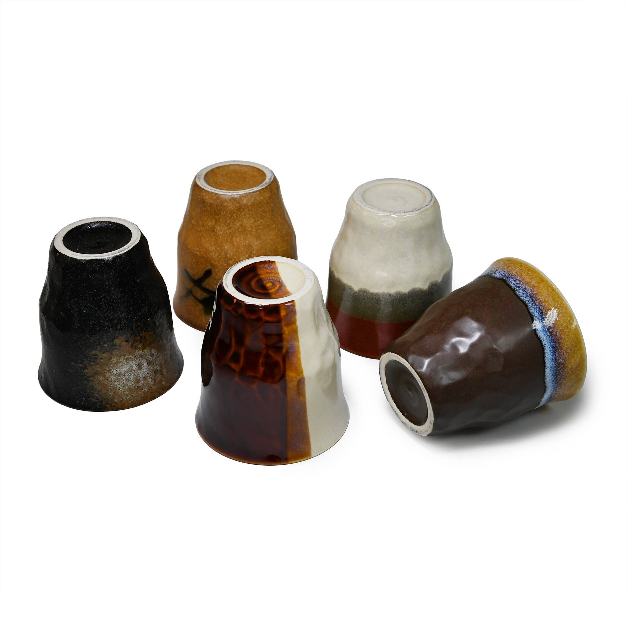 Fuji Merchandise Corporation - Wholesale Tea Set - GIFT SET: TEA CUP SET-EARTHY ARTISAN GLAZE JAPAN2