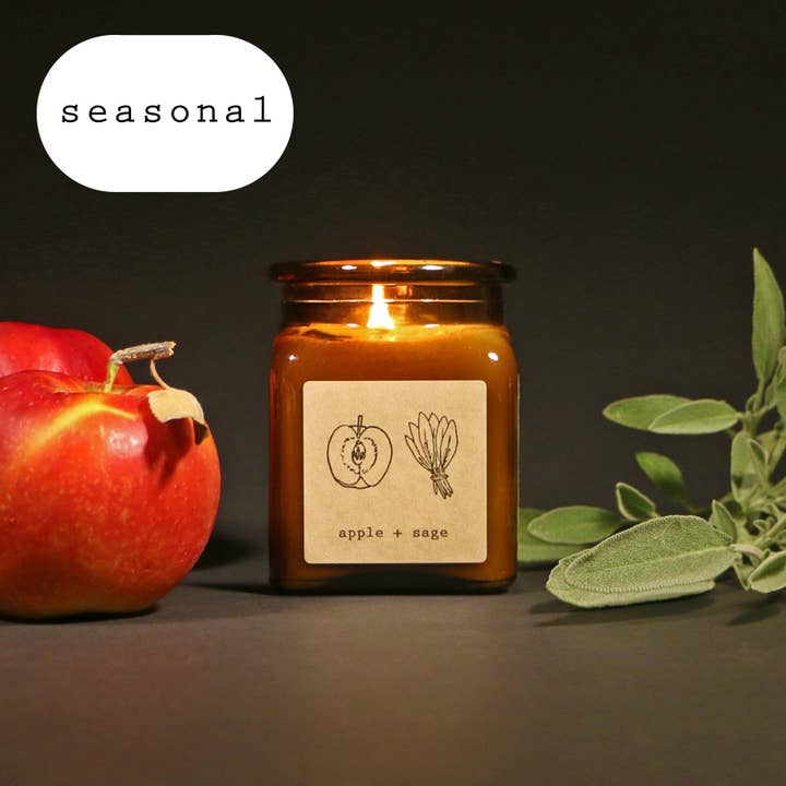 Pomme+Sauge pour la vente par Moonrise Candle Co.