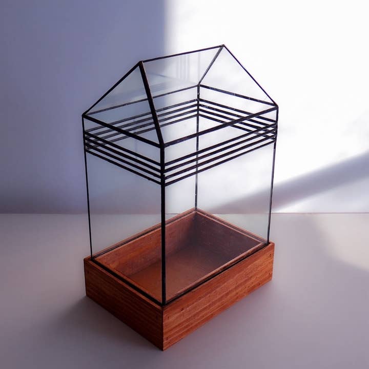 Leadhead Glass - Wholesale Terrarium - Baret Handmade Stained Glass Terrarium1