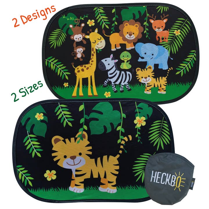 HECKBO - Vendita all'ingrosso Ciondolo decorativo per auto - Unisex - Parasole auto jungle+tiger (in 2 misure)