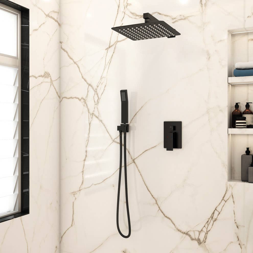 Ayna Decors - Wholesale Shower Head - Ayna Decors Modern Dual Function Rain Shower System7