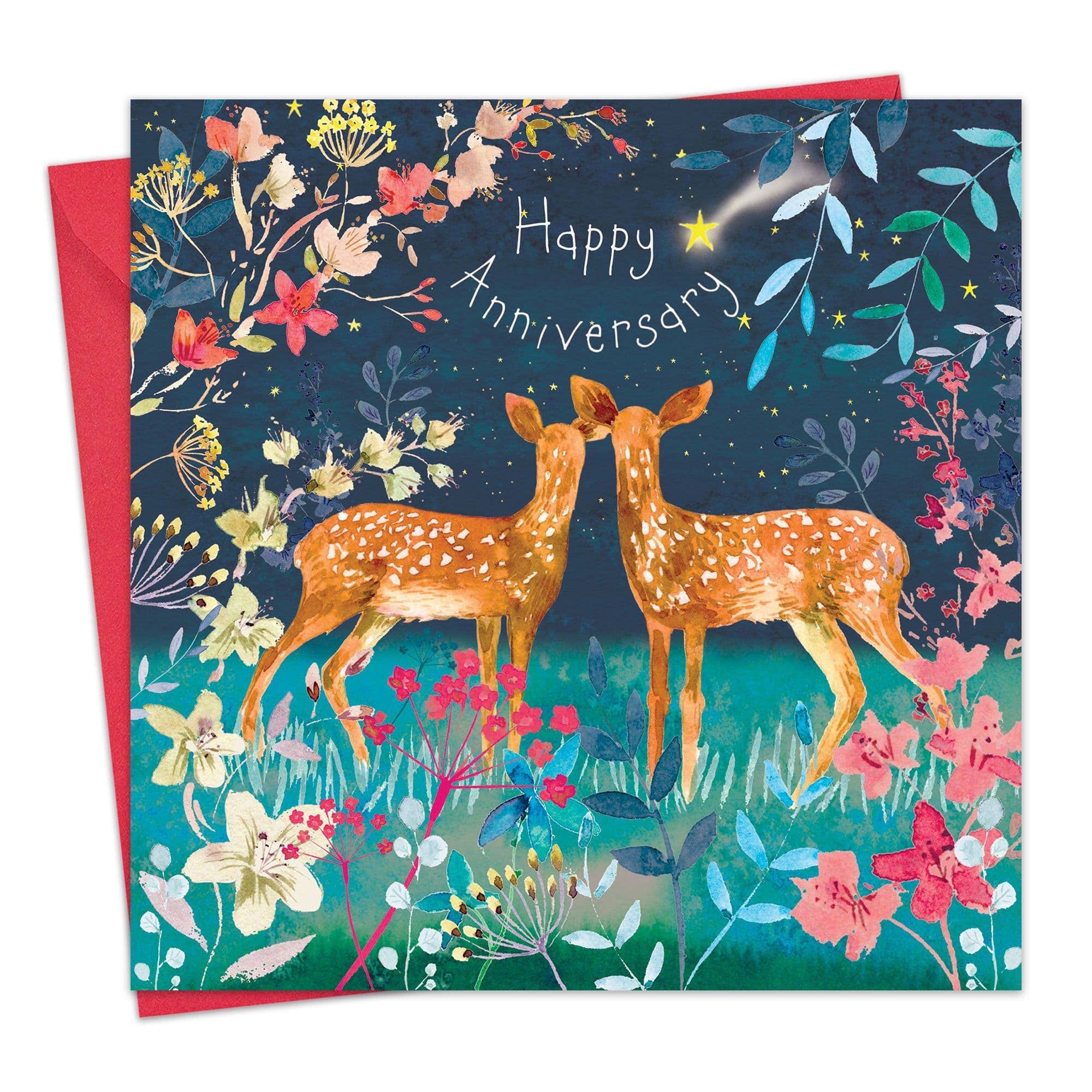 Twizler Ltd - Wholesale Anniversary Card - Happy Anniversary Card with Deer0