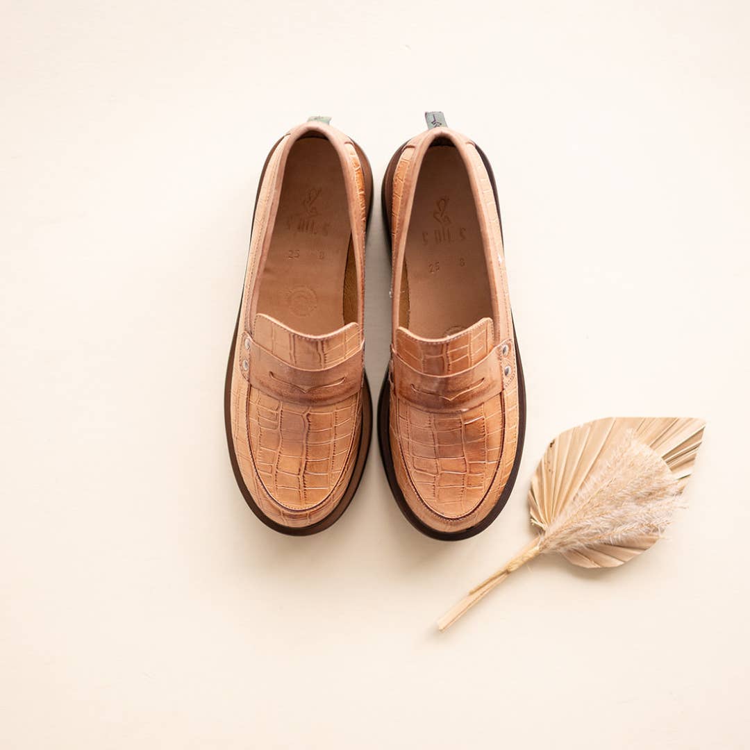 SOLS - Vendita all'ingrosso Mocassini - Donna - Maddie in Tan