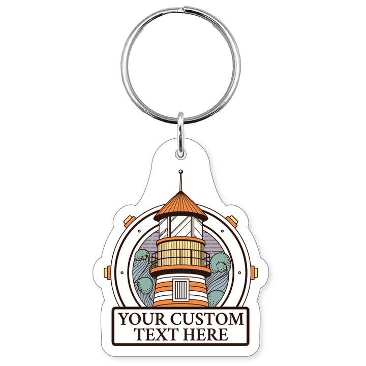 Morris Magnets - Wholesale Keychain - Unisex - Keychain - Line Lighthouse1