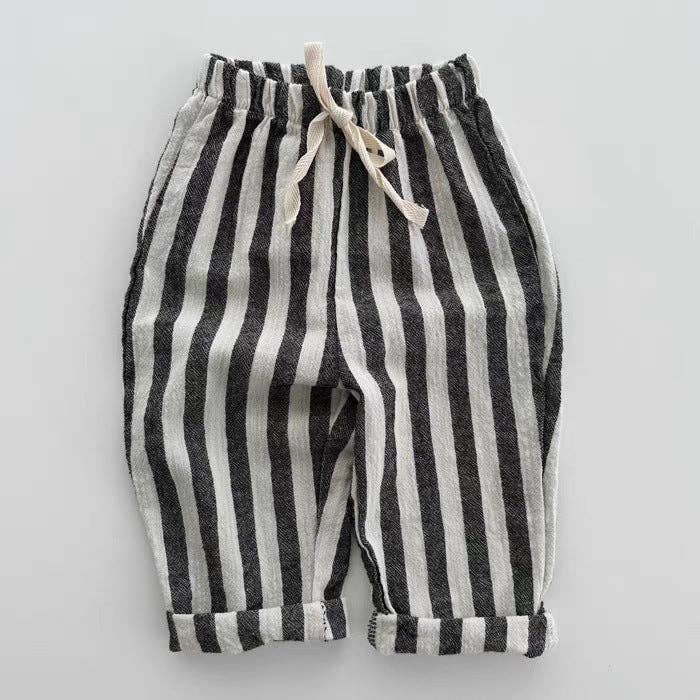 MyKids-USA® - Wholesale Pants - Baby - Summer Hot Selling Baby Breathable Thin Striped Loose Comfortable Pants