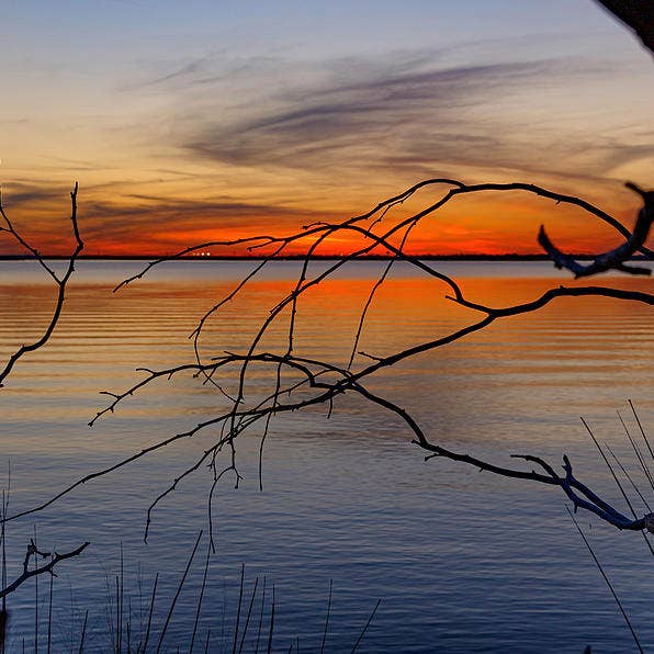 Impressão de Arte Fina Pôr do Sol no Lago Texas TLS230 por atacado de Breaking Rules Photography