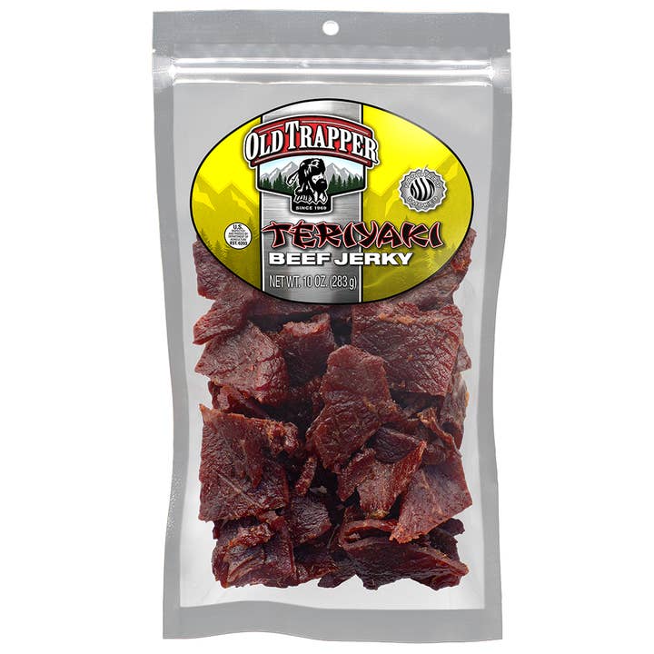 Old Trapper Teriyaki Beef Jerky 10 Ounce Bag for wholesale by Shop The King