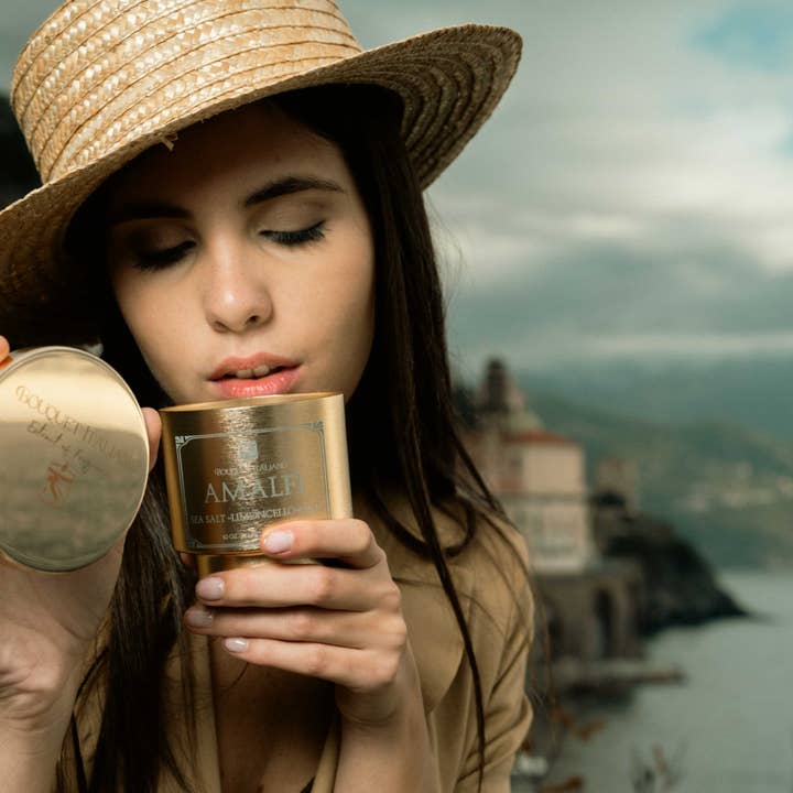 BouquetItaliano – wholesale Jar/filled candle – Amalfi Luxury Scented Candle – Italian Coastal Inspired70