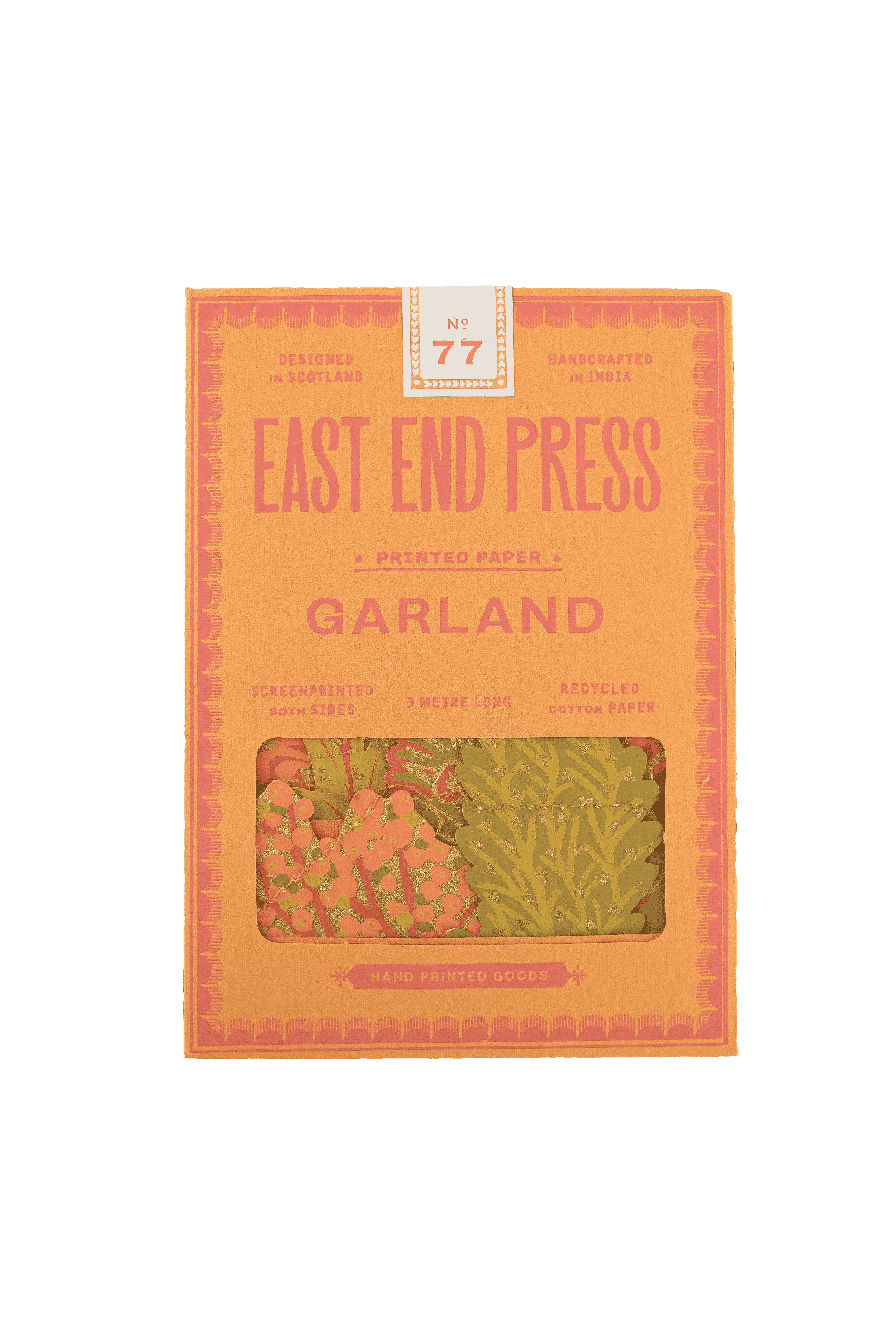 East End Press - Vendita all'ingrosso Bandierine/Ghirlande - Ghirlanda Cucita di Fiori d'Autunno12