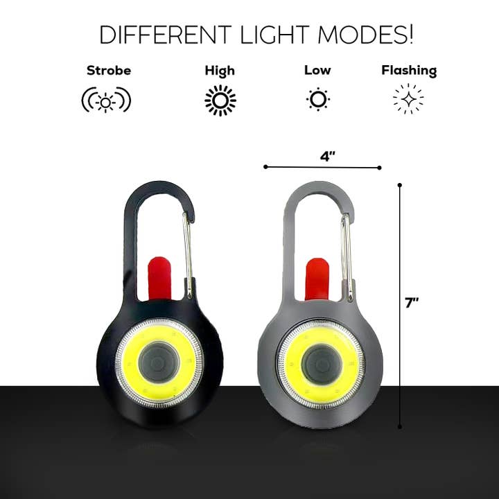 Precious Tails - Wholesale Pet Collar Charm - Cat/Dog - P.T. Supply Co. Clip-Brite LED Safety Light for Pets