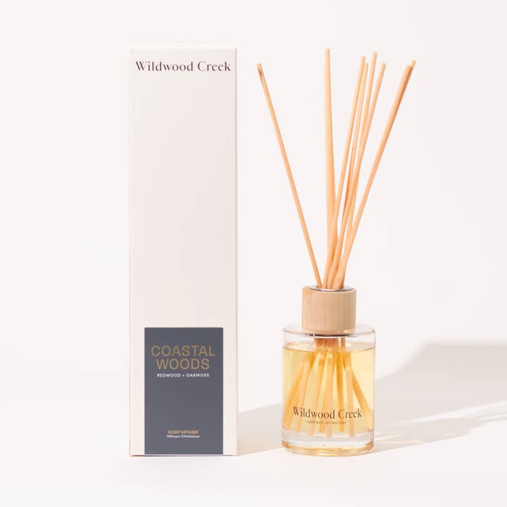 Coastal Woods Natural Reed Scent Diffuser I Limited Edition for wholesale by Wildwood Creek