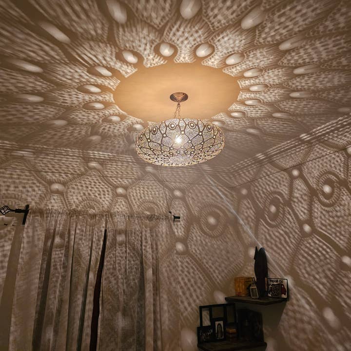 libitiishop - Wholesale Chandelier/Hanging Light - Moroccan pendant light, Handmade modern brass ceiling light0