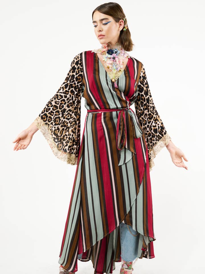 Charlotte Wrap Dress for wholesale by Aratta | Women's Fashion