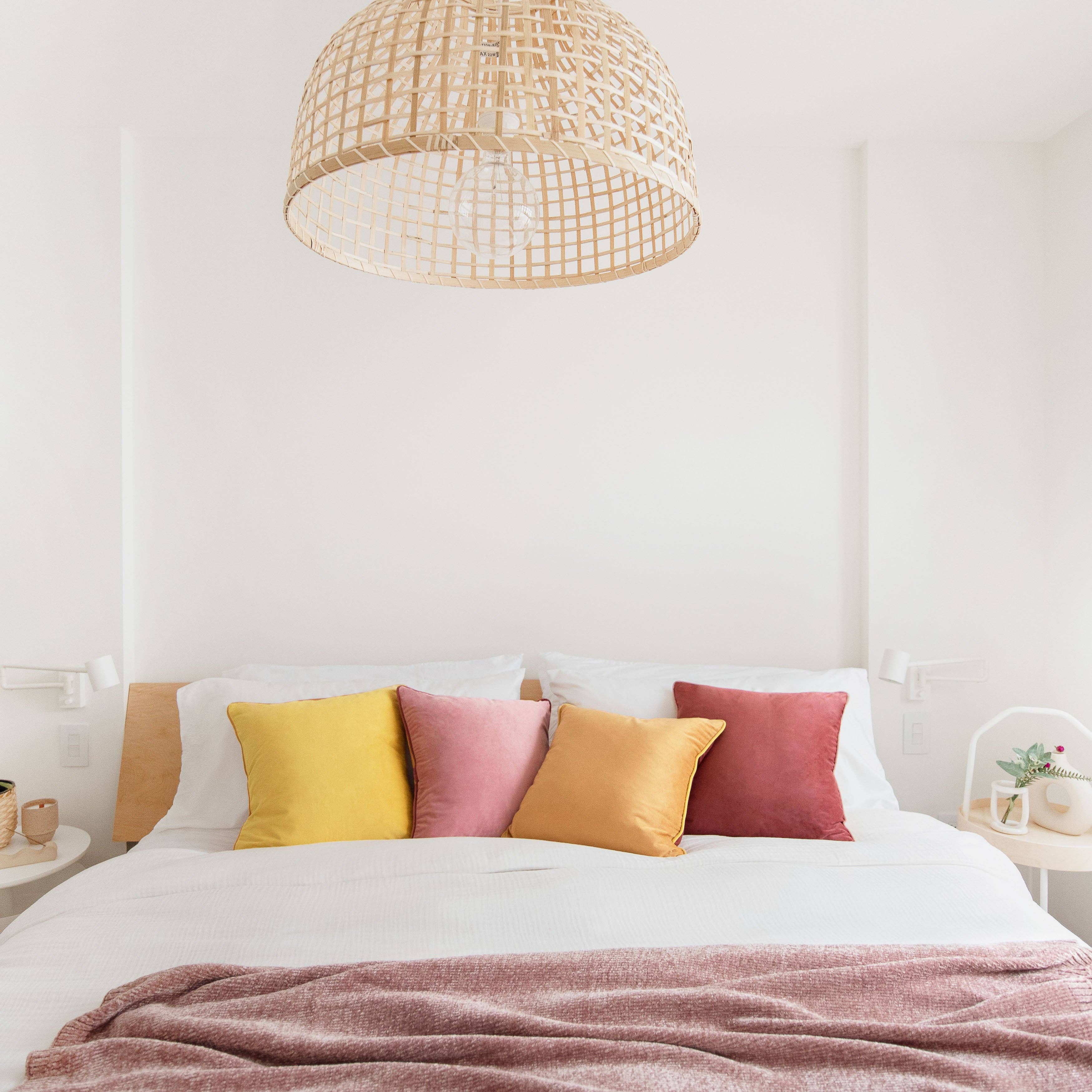 Monday Moose - Wholesale Throw/Decorative Pillow - Monteverde Pillow Covers (4-Pack) - Yellow/Pink4