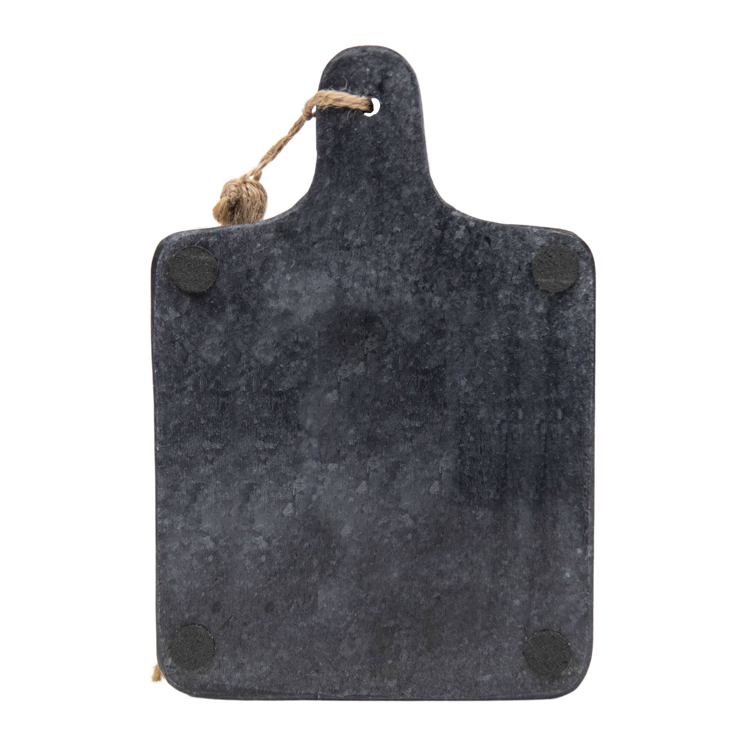 Foreside Home & Garden - Wholesale Spoon Rest - Keith Black Marble Paddle Spoon Rest with Jute Tassel3
