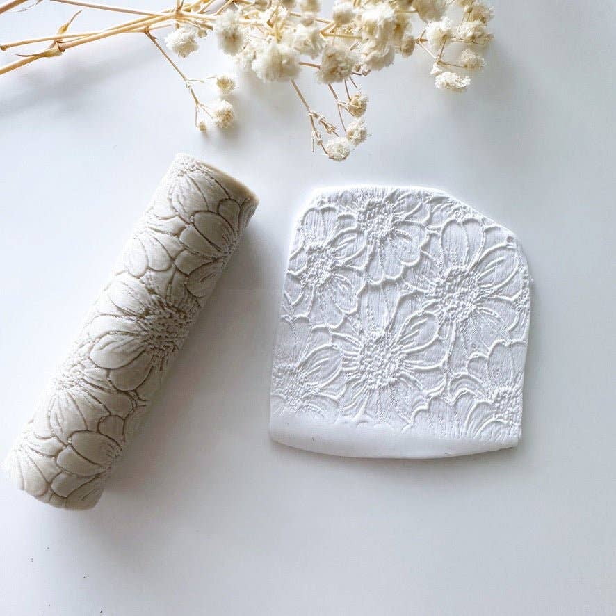 S.I. Originals - Wholesale Craft Tool - Daisy texture roller0