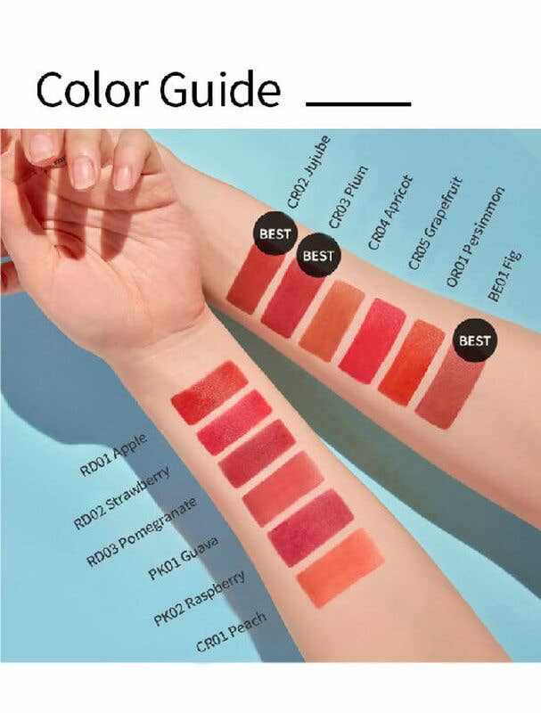 Beauty Goddess - Wholesale Lip Stain/Dye/Tint - Apieu Juicy-Pang Mousse Tint CR03 Plum2