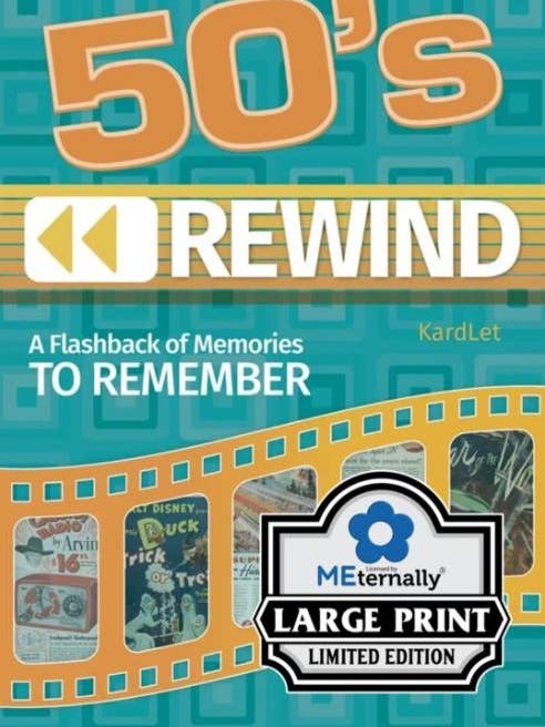 1950s Rewind Decade Kardlet (Dementia Friendly Reminiscence) for wholesale by MEternally