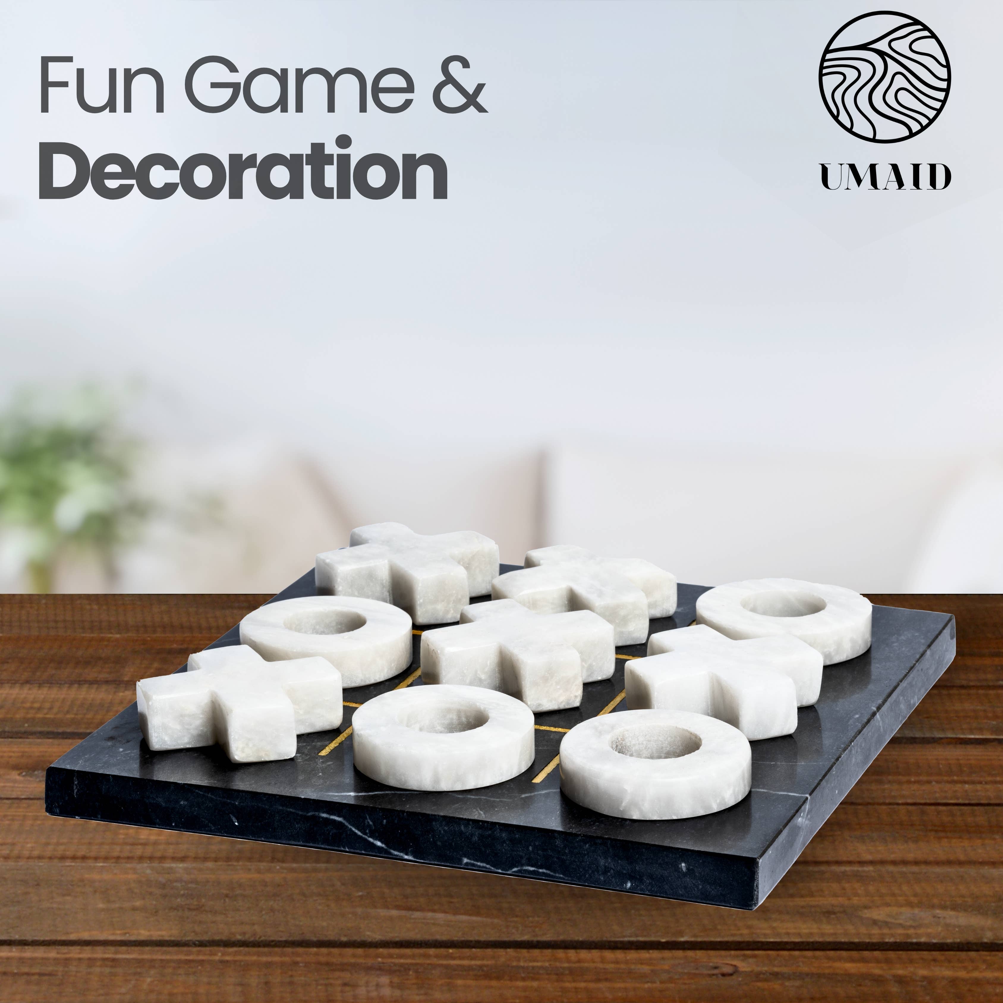 UMAID PRODUCTS - Wholesale Board Game - Marble Tic Tac Toe Game5