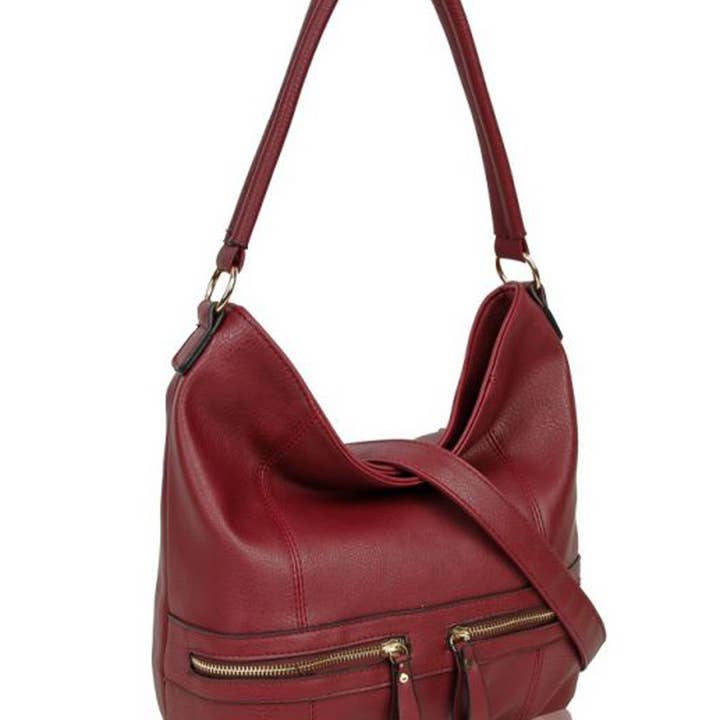 Ellas Trading – wholesale Shoulder bag – women's – Zip Pocket Practical Roomy Shoulder Tote Bag1