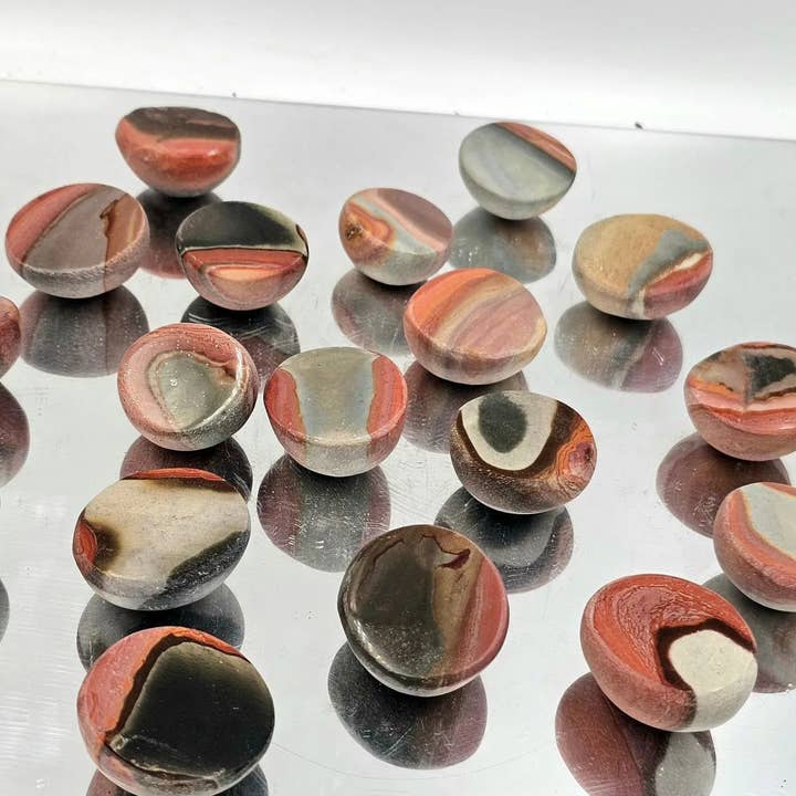 Polychrome Jasper Crystal Ema Egg for wholesale by Distinction Crystals