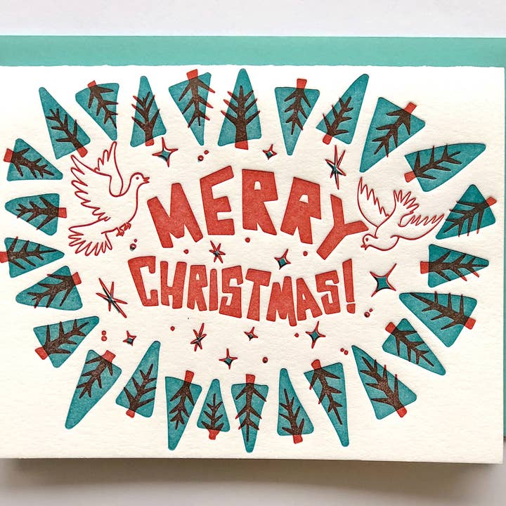 Midcentury Merry Christmas for wholesale by Ice Pond Press