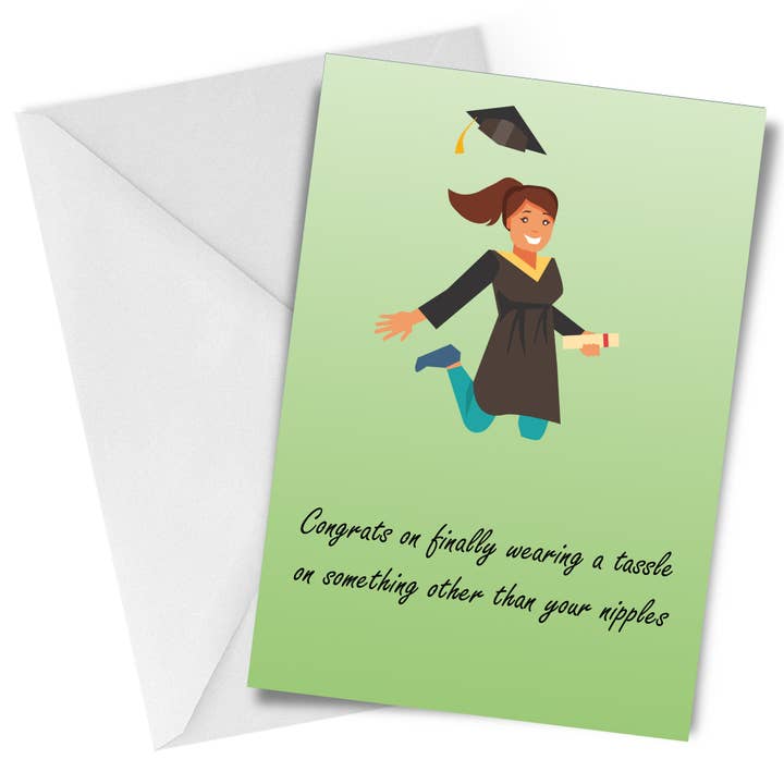 Tassle Greeting Card Congratulations Graduation for wholesale by Chart Design