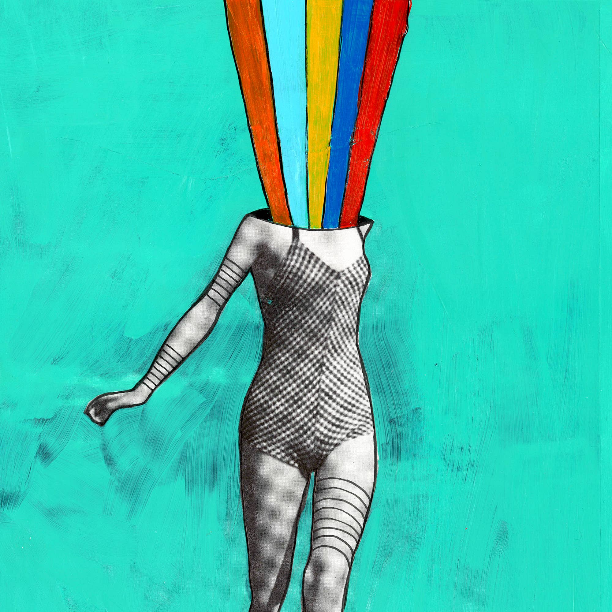 Keemo Gallery - Wholesale Art Print - Rainbow Colorful Signed Unique Figure Art Print LGBTQ Pride5