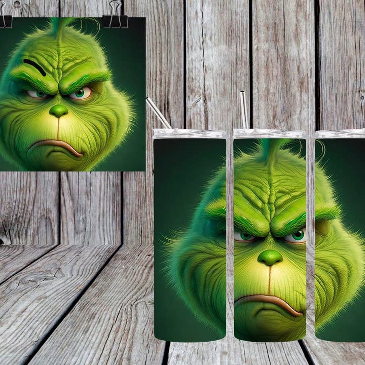DU ER EN OND, MR. GRINCH TUMBLER for engroshandel hos Bull Riders Mama & Co. Tumblers