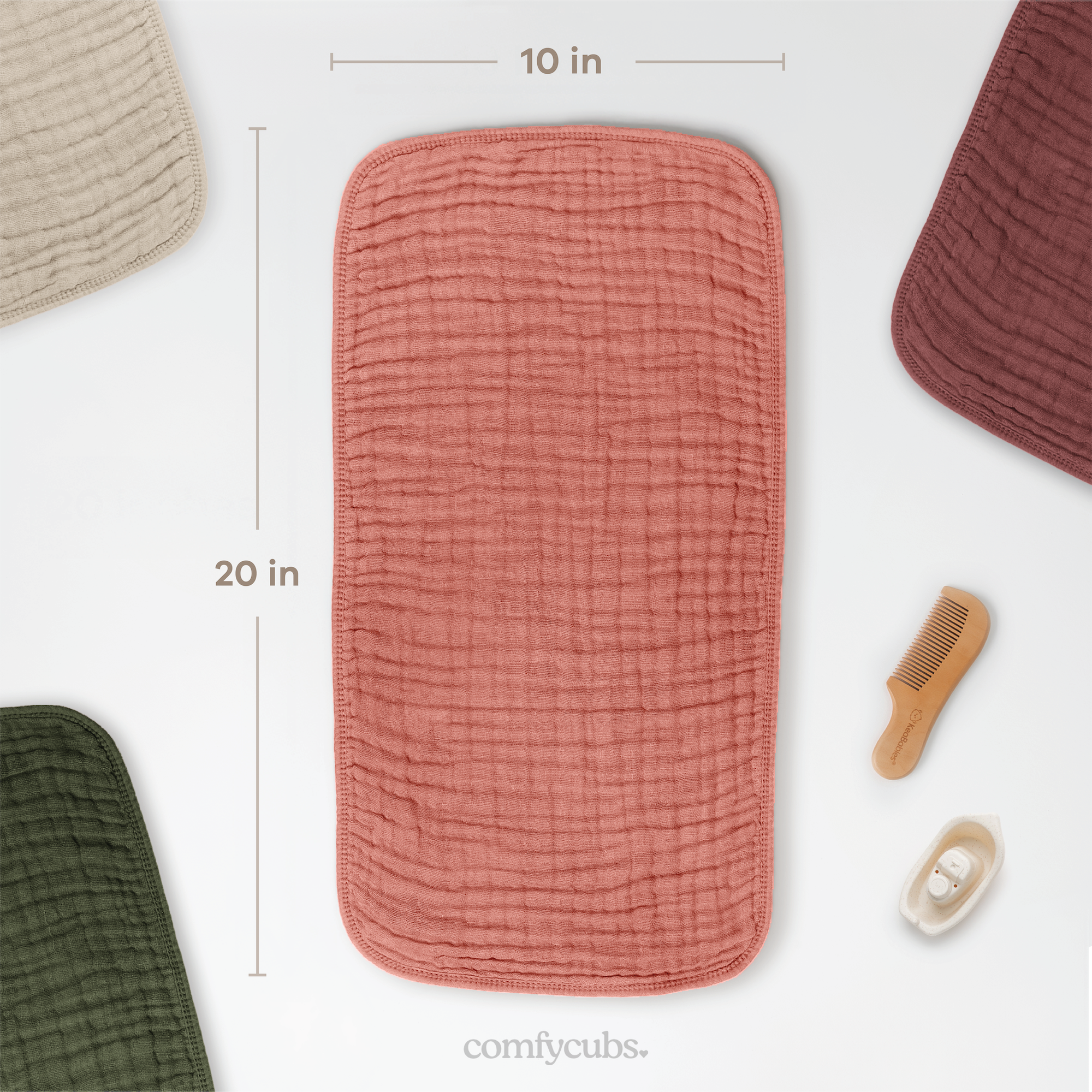 Comfy Cubs - Wholesale Burp Cloth - Baby - Baby Burp Cloths - 100% Muslin Cotton by Comfy Cubs127